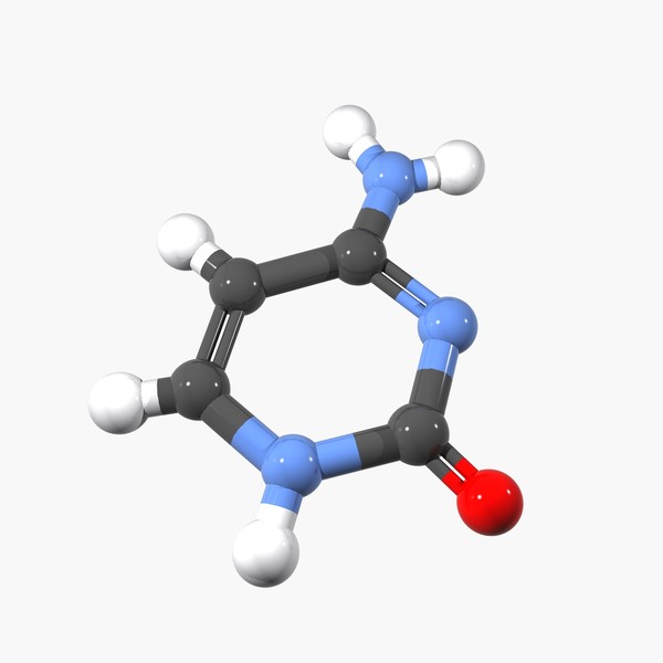 3d cytosine nucleobase dna model - DNA - Cytosine Nucleobase by DiegoDCvids
